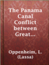 Imagen de portada para The Panama Canal Conflict between Great Britain and the United States of America